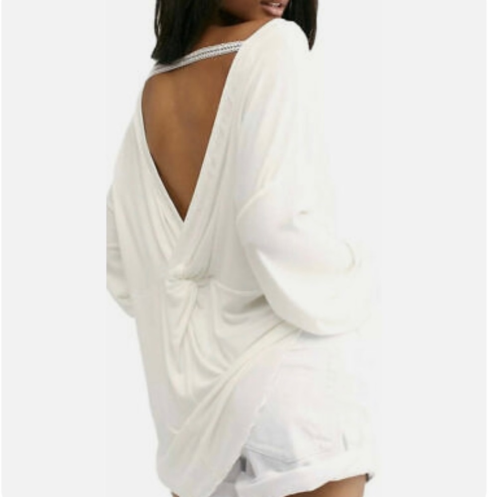 Free people shimmy shake top ivory, NWT, size xs